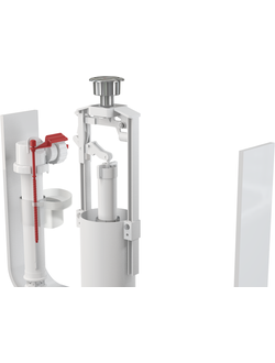 Выпускной комплект со стоп кнопкой смывная арматура ALCAPLAST, впускной механизм А18, SA2000SK 1/2"