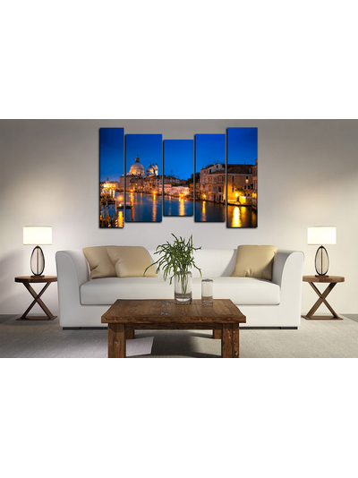 Модульная картина &quot;Красивый город на воде&quot;