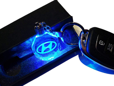 БРЕЛОКИ «КРИСТАЛЛ» C ПОДСВЕТКОЙ И ЛОГОТИПАМИ АВТО
