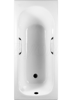 Прямоугольная чугунная ванна Byon 13 170x70x42 см с ручками