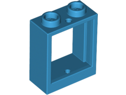 Window 1 x 2 x 2 Flat Front, Dark Azure (60592 / 6251822 / 6382731)