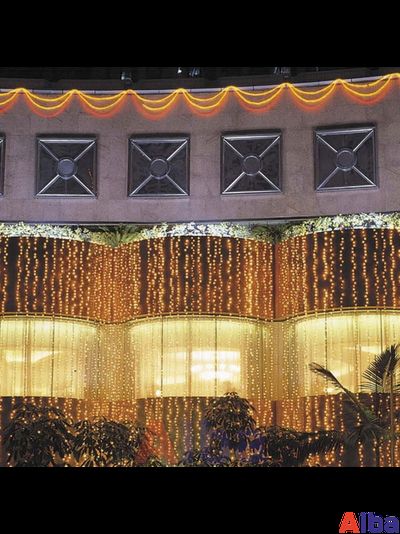 Занавес 2*1.0 м, ТЕПЛЫЙ БЕЛЫЙ, IP 65 постоянное свечение