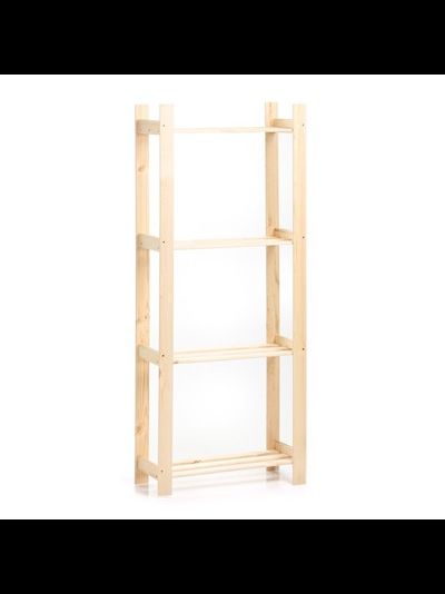 Деревянный стеллаж под заказ фото