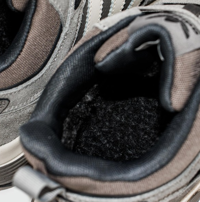 Adidas Retropy F2 Mid With Fur Grey White