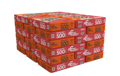 Цемент Евроцемент М500 Д20 ЦЕМ II А-Ш 42,5 Н 50 кг