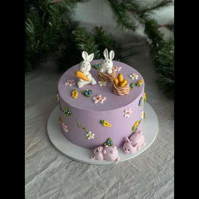 Торт с животными