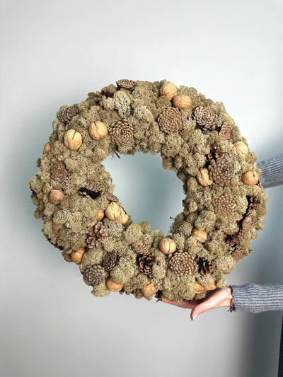 Новогодний венок № 1156