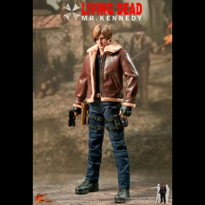 Леон С. Кеннеди (Resident Evil 4 Remake)  - Коллекционная ФИГУРКА 1/6 scale Mr.Kennedy complete set (FD014C) - Hot Heart