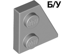 ! Б/У - Wedge, Plate 2 x 2  Right, Light Bluish Gray (24307 6163477) - Б/У