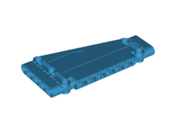 Technic, Panel Plate 5 x 11 x 1 Tapered, Dark Azure (18945 / 6163681)