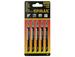 Пилки для электролобзика T-144D HCS EU 75x4 mm, дерево быстрый рез, набор 5 шт