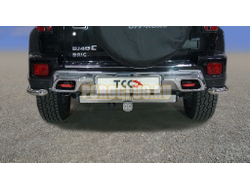 Защита задняя (уголки) 60,3 мм ТСС для Baic BJ40 2023-