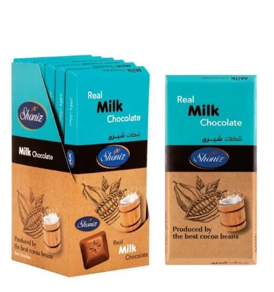 ШОКОЛАД "REAL" MILK CHOCOLAD (МОЛОЧНЫЙ) ТМ "SHONIZ" МОЛОЧНЫЙ