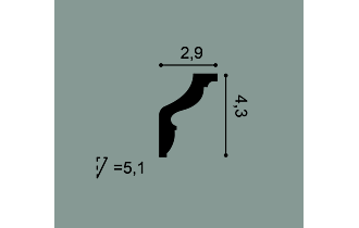 Карниз CX148 - 4,3*2,9*200см