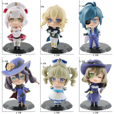 Haбop фигуpoк Anime Gеnshin Imрасt - 6 шт