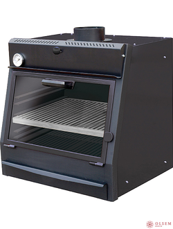 Печь на древесном топливе Vortmax CHO 30 LUX черная