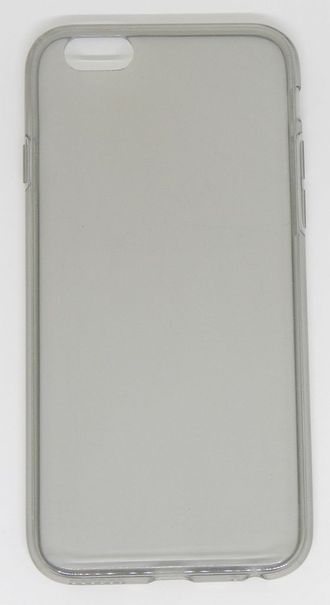 Защитная крышка силиконовая iPhone 6/6S (арт. 24281) прозрачная черная