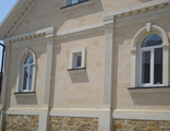 Фасадный декор из пенопласта-фасадные пилястры для отделки фасада дома