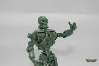 Киборг XL "Терминатор". Полиэтилен зеленый металлик.