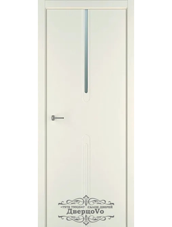 PORTE RICHI (Беларусь). ЛОГИКА, МОДЕЛЬ LX413, ЭМАЛЬ по Ral 9010. ВСТАВКА СТЕКЛО МАТОВОЕ