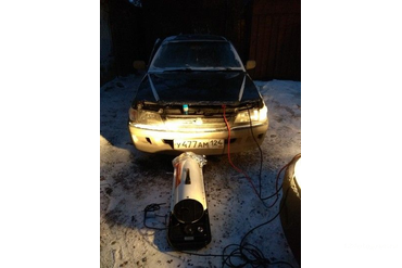 Отогрев Toyota Corona Premio по ул.Вавилова