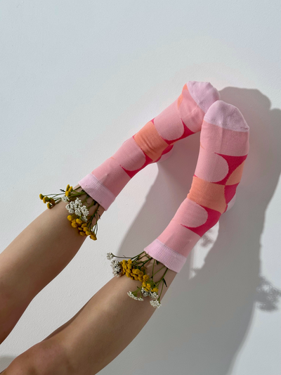 НОСКИ ПРИЯТНО "ГЕОМЕТРИЯ РОЗОВАЯ"