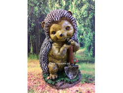 ЁЖИК с лопатой 33*19см  1,5кг   полистоун Россия 1890-012229