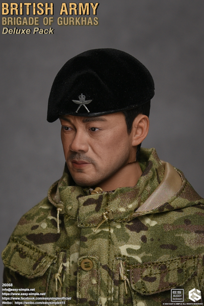 Боец бригады гуркхов Британской армии - Коллекционная ФИГУРКА 1/6 British Army Brigade of Gurkhas Deluxe Pack (26068) - Easy&Simple