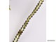 Тесьма декоративная "Металлик плоская штрихи" намотка 3 м ширина 0,4 см Золото