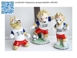 Фигурки/статуэтки «Забивака» FIFA 2018 из фарфора «Дулёво» (за1шт)