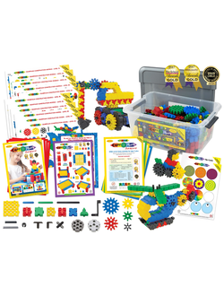 Конструктор Morphun STEM (Шестеренки) Junior Standard 300 деталей