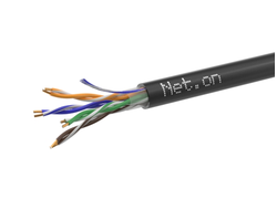ВИТАЯ ПАРА NET.ON UTP 4X2ХAWG24 CAT.5E CCA ВНЕШНЯЯ ПРОКЛАДКА