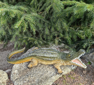 Крокодил 15*40см   1,2кг   полистоун Россия 1844/012457*