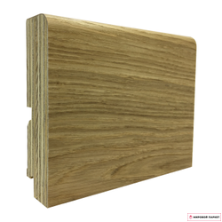 Плинтус Finitura dekor Ясень R9 шпон 120х30х2400
