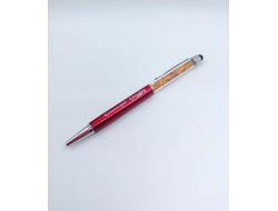 Ручка-стилус с янтарем