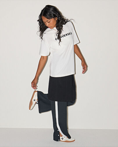 Балетки Converse Run Star Trainer замшевые белые фото оригинал