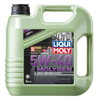 HC-синтетическое моторное масло &quot;Molygen New Generation&quot; 5W40, 4 л
