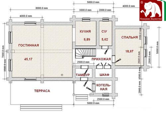 Проект 3-35, 166 кв.м., 7*17