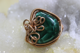 кольцо с малахитом 1500 руб
