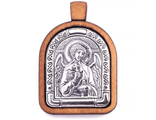 Ангел Хранитель, нательная именная икона (образок)