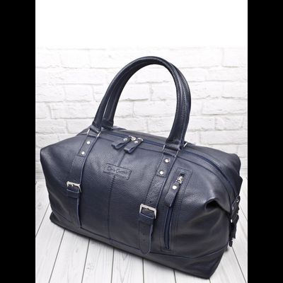 Кожаная дорожная сумка Campora blue (арт. 4019-19)