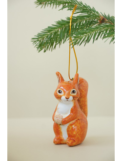 Белка - зверята в лесу