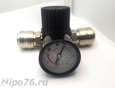 Регулятор редуктор компрессора 2 быстросъема, манометр