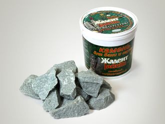 Камни для сауны, Жадеит, колотый (средний), 20 кг
