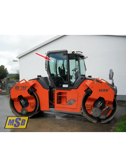 Стекло дверное правое на Hamm HD+90, Hamm HD+110, Hamm HD+140