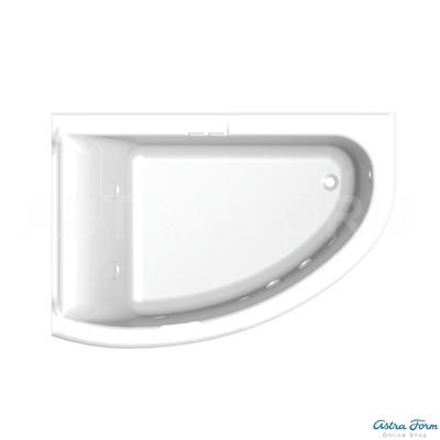 Astra-Form ванна Анастасия левосторонняя 182/125 см белая