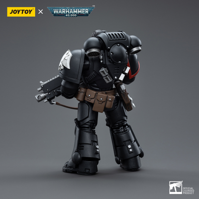 Интерцессор Гвардии Ворона (Warhammer 40k) - КОЛЛЕКЦИОННАЯ ФИГУРКА 1/18 Raven Guard Intercessors Brother Nax (JT4607) - JOYTOY