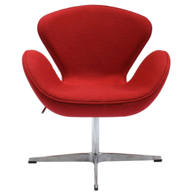 SWAN CHAIR красный кашемир