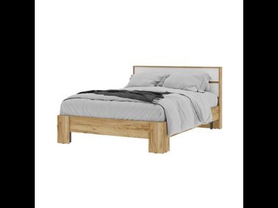 Хелен КР 02 Кровать 140 с ортопедом 1470х930х2115 крафт золотой/белый