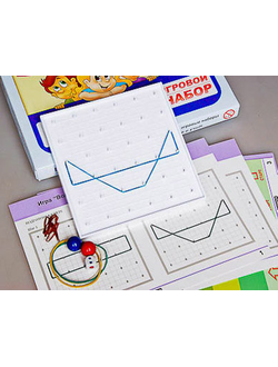 Игровой набор "Геопланшет 6х6" с комплектом карточек